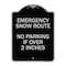 Signmission Emergency Snow Route No Parking Emergency Snow Route No Parking If Over 2 Inches, BS-1824-24108 A-DES-BS-1824-24108 - alternate 1